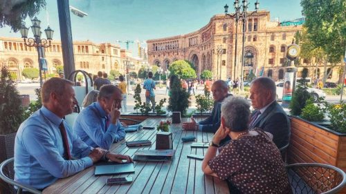 В Ереване Тойво Клаар обсудил региональные события с главой миссии наблюдателей ЕС и послом