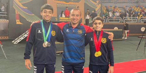 Մարմնամարզիկներ Համլետ Մանուկյանն ու Մամիկոն Խաչատրյանը 8 մեդալ են նվաճել Կահիրեի Pharaoh’s cup մրցաշարում