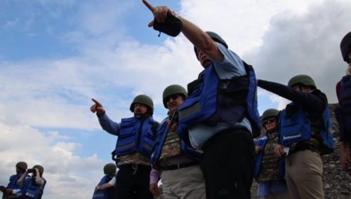 Baku fires on EU monitors