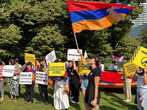 Հանուն Արցախի ինքնորոշման․ հանրահավաք Հաագայում