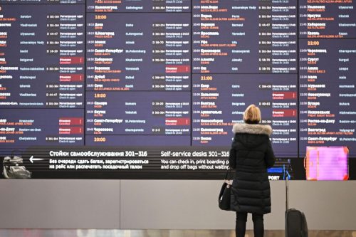 Մոսկվայի օդանավակայաններում ավելի քան 40 չվերթ է հետաձգվել