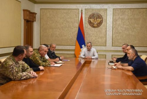 Արցախի նախագահն անցկացրել է  աշխատանքային խորհրդակցություն ԱԽ անդամների մասնակցությամբ
