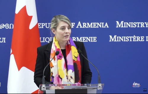Mélanie Joly: We expect that the territorial integrity of Armenia will be respected