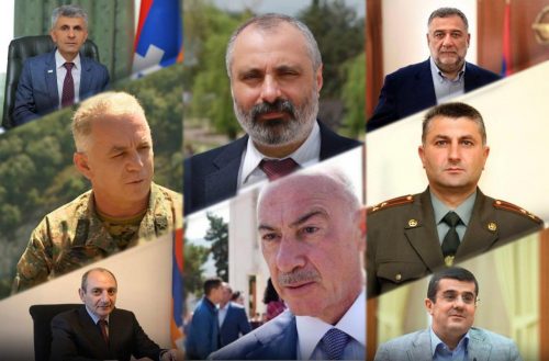 Artsakh officials kept in Baku contact their families