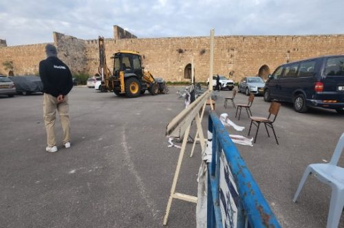 Երուսաղեմի հայերը փակել են «Կովերի պարտեզի» մուտքը և արգելել քանդել պատը