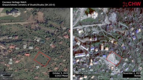 Ադրբեջանցիները Շուշիում մեկ այլ գերեզմանատուն են ավիրել