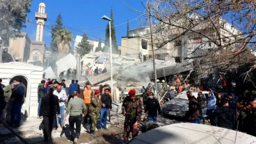 Explosions hit Damascus targeting Iranian or Palestinian official