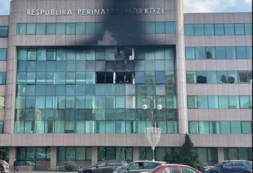 4 newborns die in fire in perinatal center in Baku