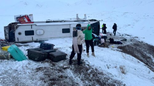 People die and get injured in bus accident in Turkey