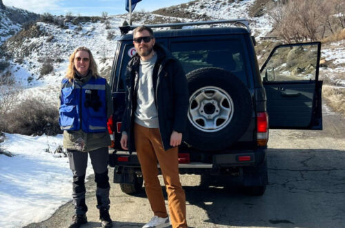 EU Mission in Armenian carrying out patrols in Jermuk with Martti Lutsar