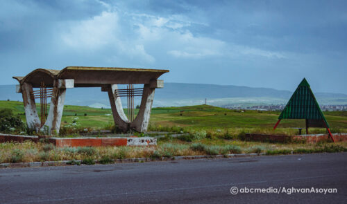 In “Soviet times”: Bus stops (photoshoot)