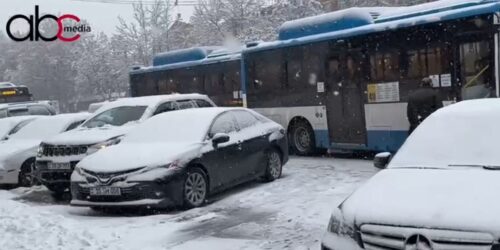 Երևանում դադարեցվել է ավտոբուսների աշխատանքը