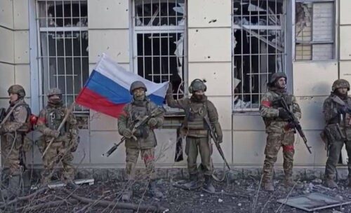 Russian forces capture plant in Avdiivka and fly Russian flag