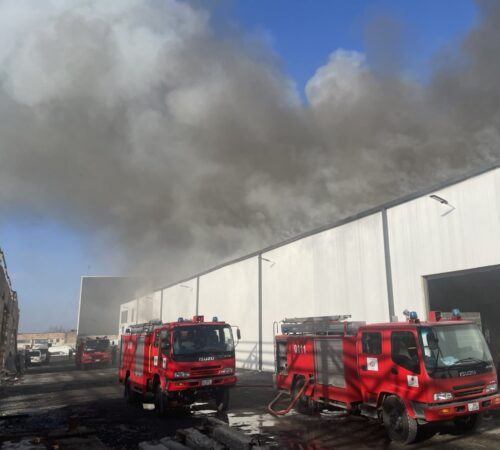 Գործարանի հրդեհից 1 հրշեջ և 1 քաղաքացի ծխահարվել են