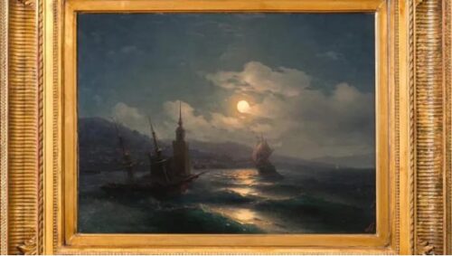 Aivazovsky’s “Moonlit Night” sells for 92 million rubles