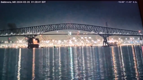 В американском штате Мэриленд обрушился мост, есть пострадавшие
