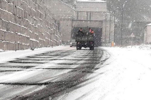 Շիրակի մարզում ձյուն է տեղում. կան փակ ճանապարհներ