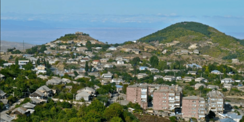 People block Noyemberyan-Ijevan road