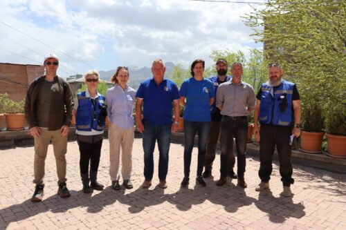 UK defense attaché visits Khachik village with EU Mission in Armenia