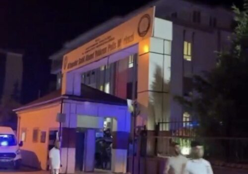 In Turkey police officer fires in police station
