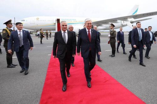 President of Kazakhstan arrives in Yerevan on official visit
