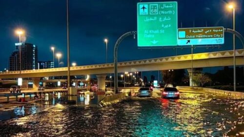 Chaos in Dubai airport as United Arab Emirates and Oman face deadly storms and floods