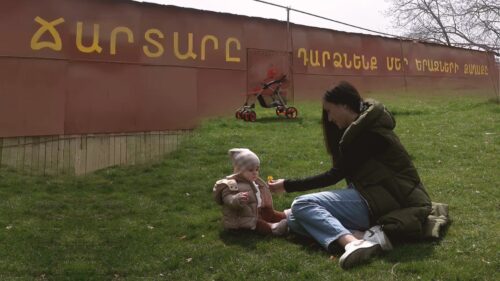 The pram taken from Artsakh and Hamest who cannot get used to the new reality