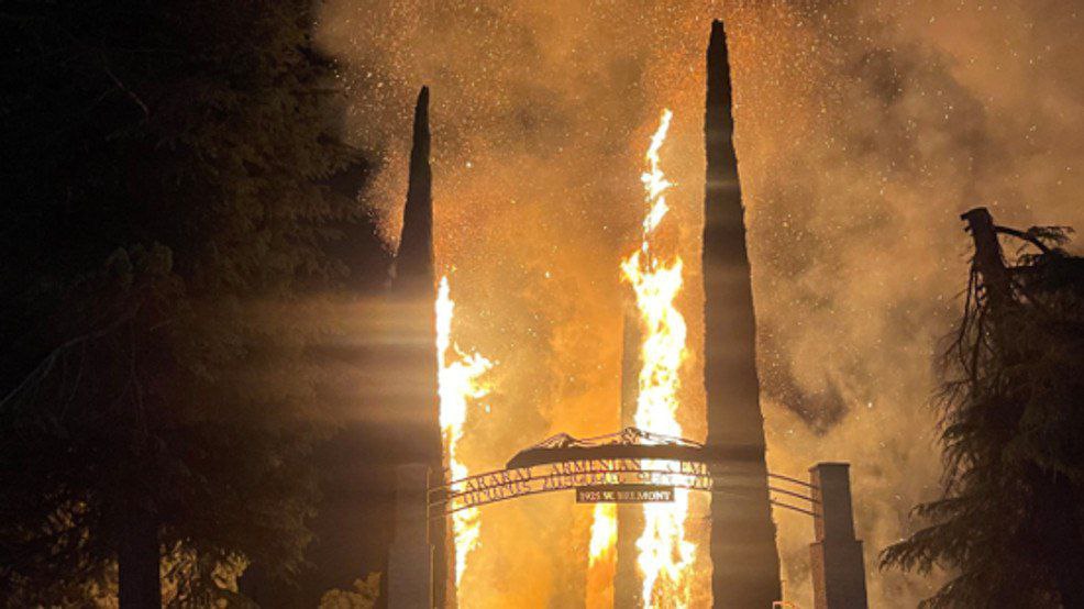 In US fire set to cemetery where Soghomon Tehlirian and William Saroyan are buried In US fire set to cemetery where Soghomon Tehlirian and William Saroyan are buried