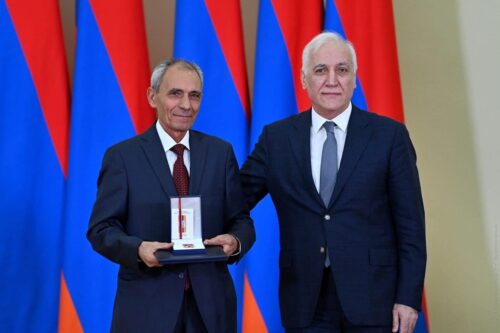 Arshak Poladyan awarded medal for “Services to the Motherland”