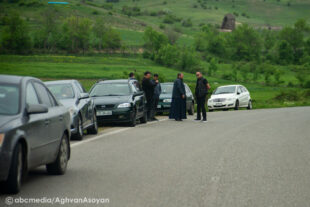 Կիրանցի ճանապարհը փակած ոստիկանները(ֆոտոշարք)