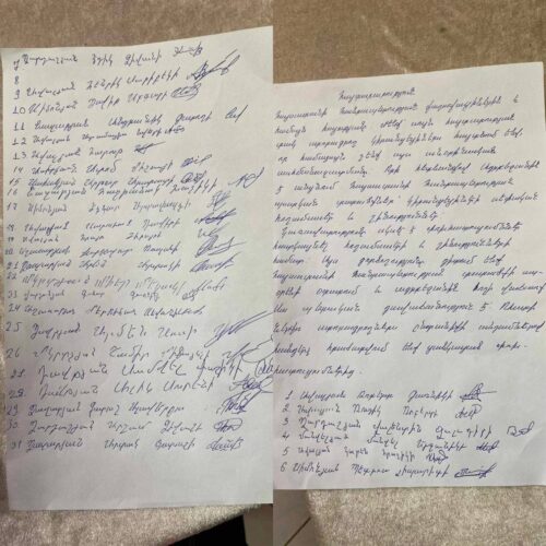 Мы против продажи земли Азербайджану и отказываемся от компенсации: жители села Киранц начали сбор подписей