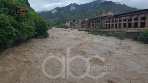 Ջրածածկ եղած Քարկոփ ավանը