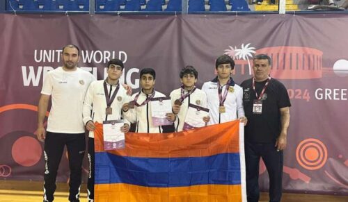 Егише Мосесян стал чемпионом Европы по борьбе среди юниоров до 15 лет