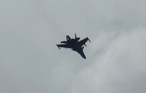 Russian Su-34 plane crashes