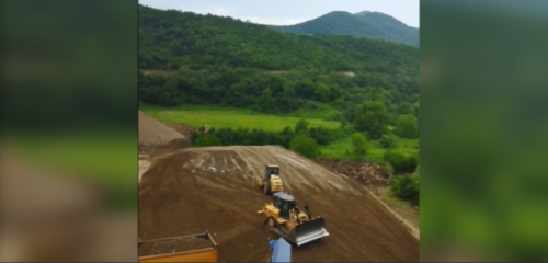 Kirants resident: The distance from my garden to the border will be 50 meters (Video)