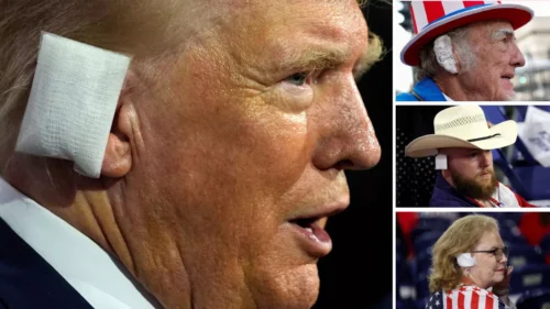 Նորաձևության նոր միտում․ Թրամփի կողմնակիցները վիրակապում են ականջները
