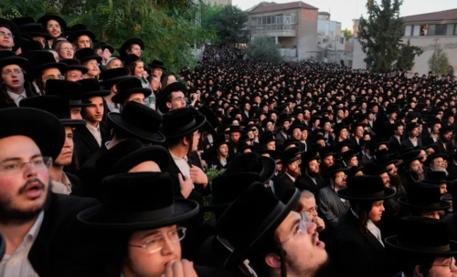 Ultra-Orthodox Israelis protest against military conscription order