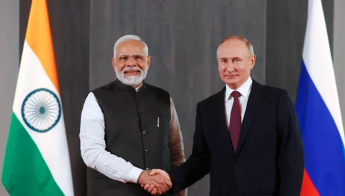 Indian prime minister arrives in Moscow