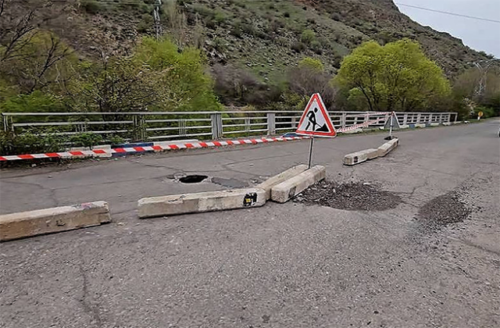 Խաշթառակ և Լուսահովիտ գյուղեր տանող կամուրջը երկկողմանի փակ է