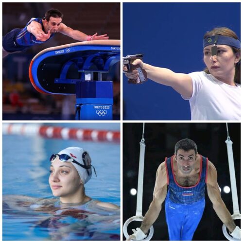 Красавицы и гимнасты: представители Армении в первый соревновательный день Олимпийских игр