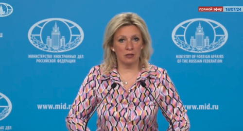 Zakharova on Armenia-U.S. drills