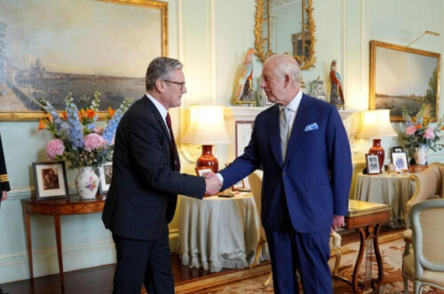 Keir Starmer officially takes over as British prime minister