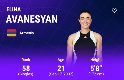 Աշխարհի 58-րդ ռակետ Էլինա Ավանեսյանը այսուհետ կներկայացնի Հայաստանը