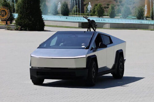 Кадыров протестировал присланный Илоном Маском  Cybertruck и заявил, что отправит его в зону СВО