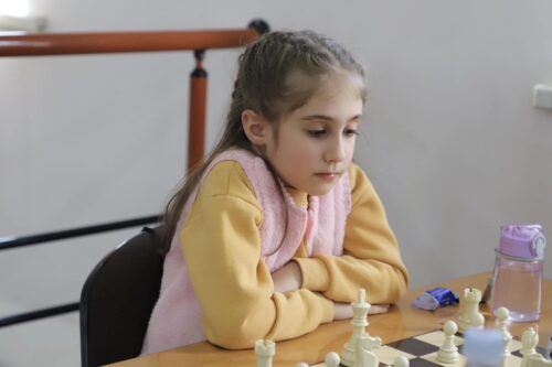 8-летняя Софья Баграмян – единоличный лидер чемпионата Европы по блицу