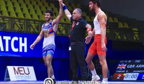 Борец Айк Аванесян стал бронзовым призером ЧМ до 17 лет