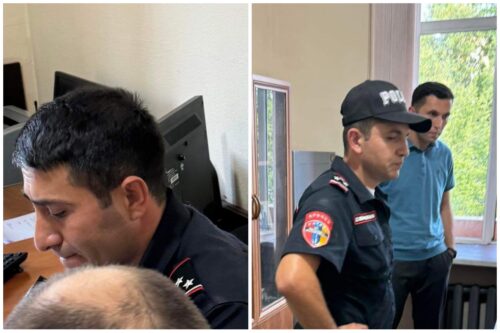 Արցախցի փաստաբանը հրապարակել է այն պարեկների լուսանկարները, որոնք արցունքաբեր գազ են կիրառել եղբոր նկատմամբ