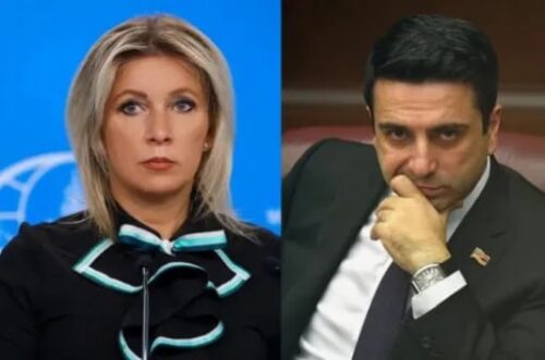 Zakharova: Before making statements about the Russian border guards, perhaps Alen Simonyan had better give a word to those who put their lives on the table?