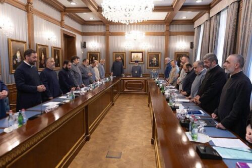 Մայր Աթոռում Վեհափառի գլխավորությամբ տեղի է ունեցել թեմերի առաջնորդների և եպիսկոպոսների ժողով