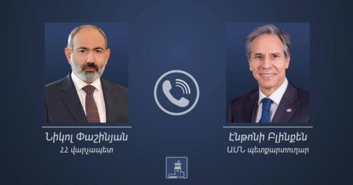 Pashinyan-Blinken phone conversation on Armenian-Azerbaijani relations